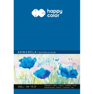 Blok do akwareli A5 10 kartek 250g/m2, Happy Color