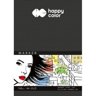 Blok do markerów A4 25 ark. 100 g Art, Happy Color